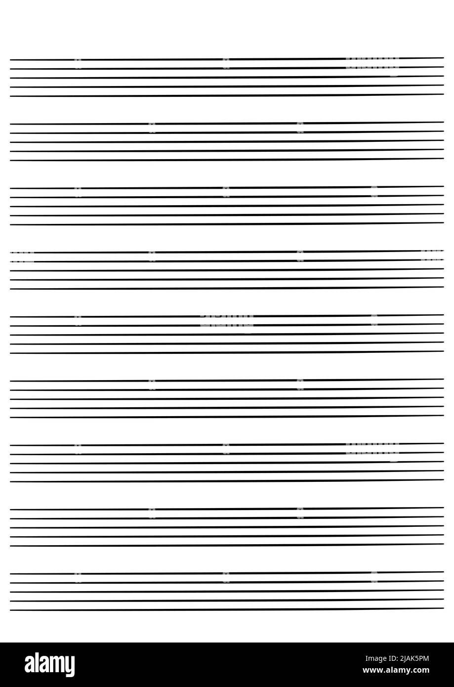 Printable Blank Staff Paper