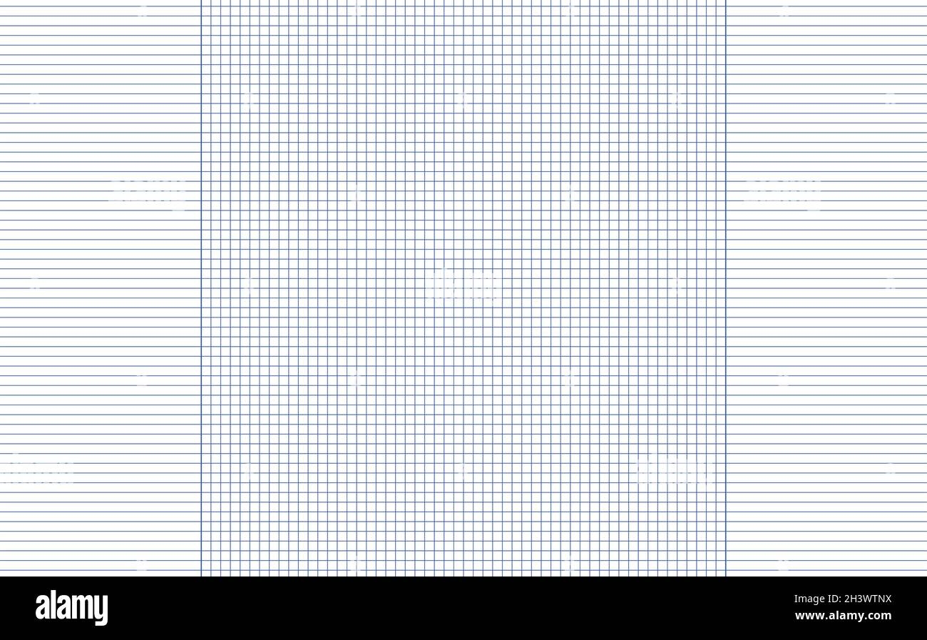 Graph Paper Printable Squared Grid Paper With Color Horizontal Lines Geometric Background For School Textures Notebook Diary Realistic Lined Stock Vector Image Art Alamy