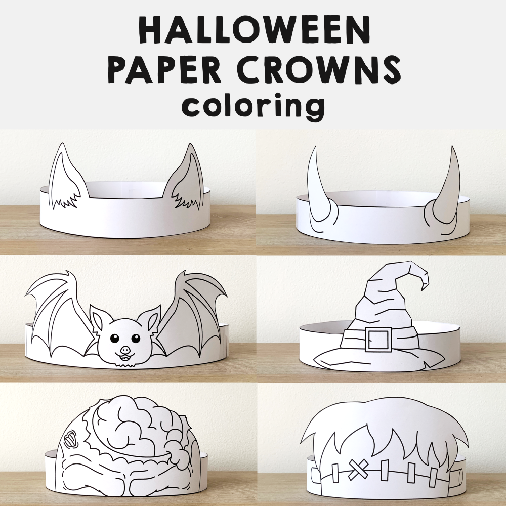 Printable Paper Halloween Crafts