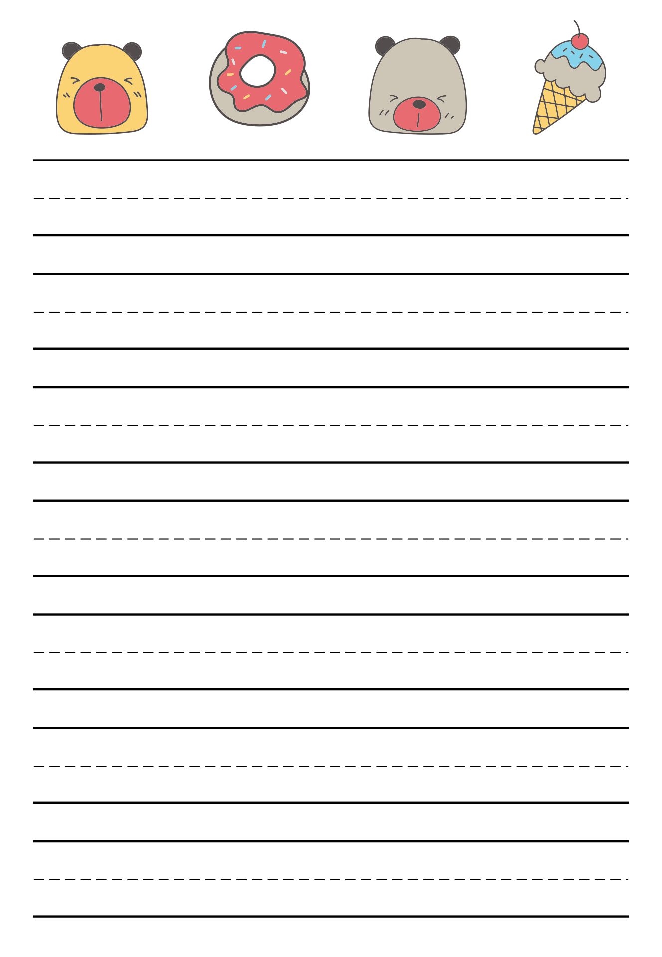 Handwriting Paper 10 Free PDF Printables Printablee
