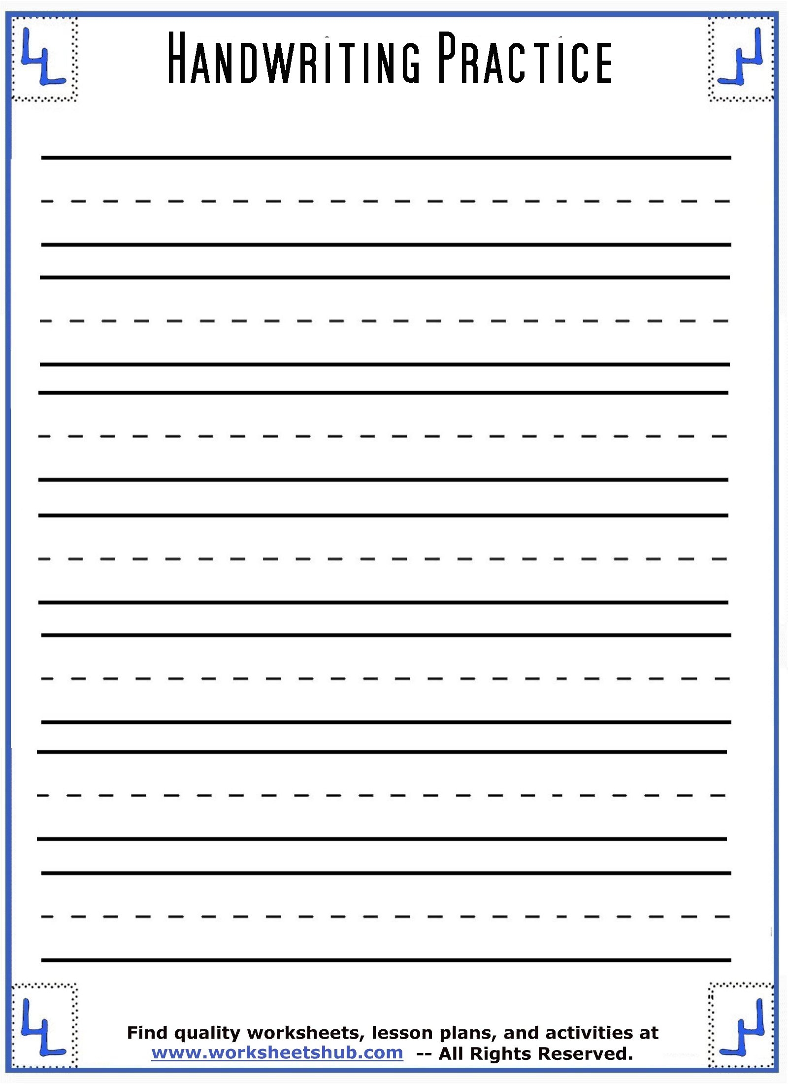 Lined Writing Paper Printable