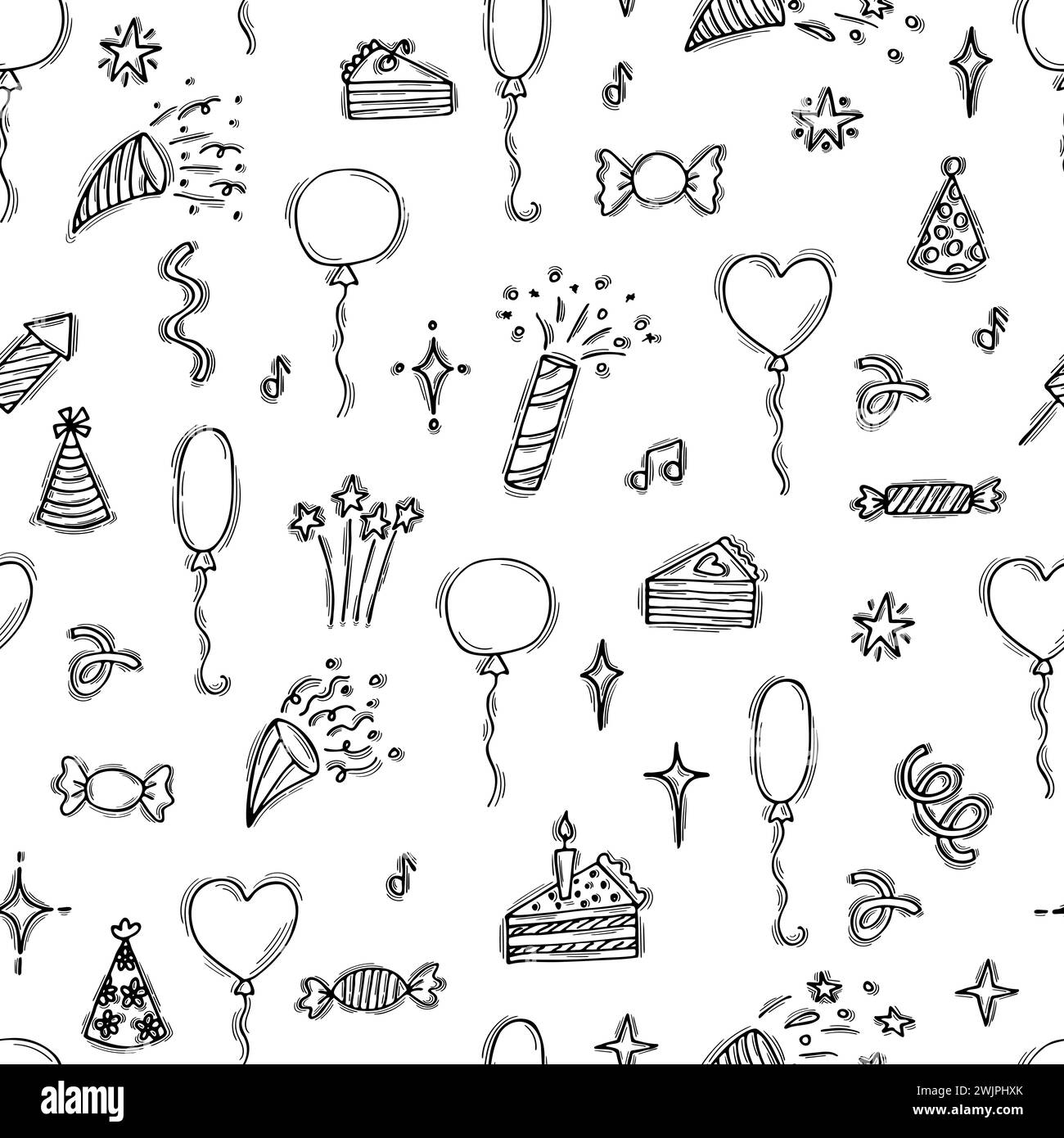 Cute Happy Birthday Wrapping Paper Printable