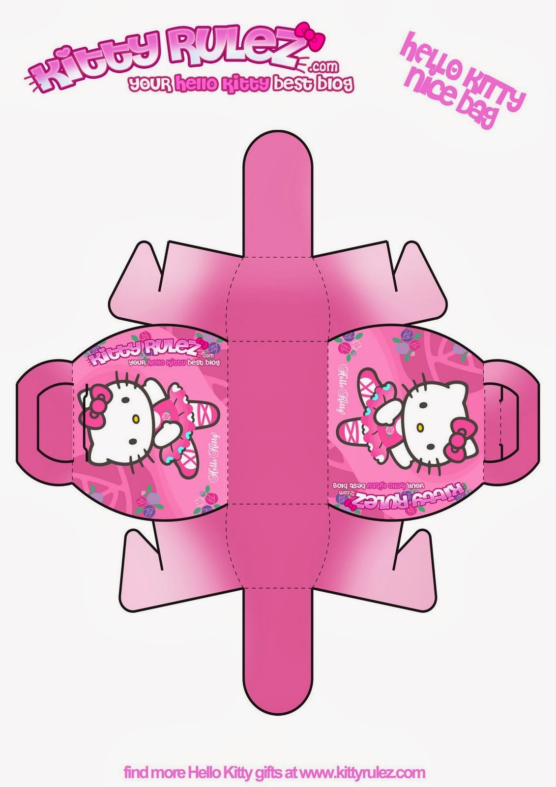 Hello Kitty Ballerina Party Free Printable Paper Purse Oh My Fiesta In English