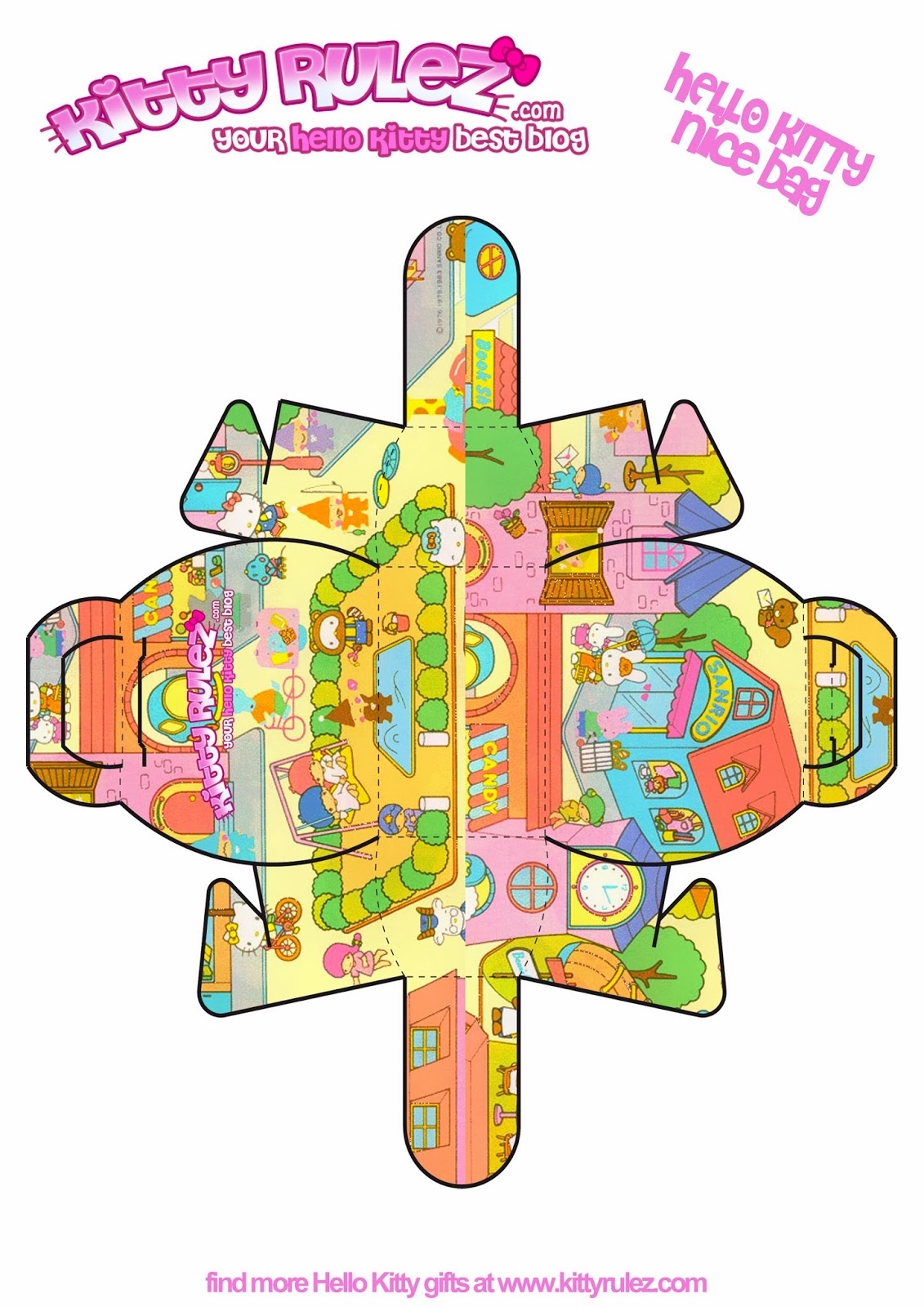 Hello Kitty Party Free Printable Paper Purse Oh My Fiesta In English