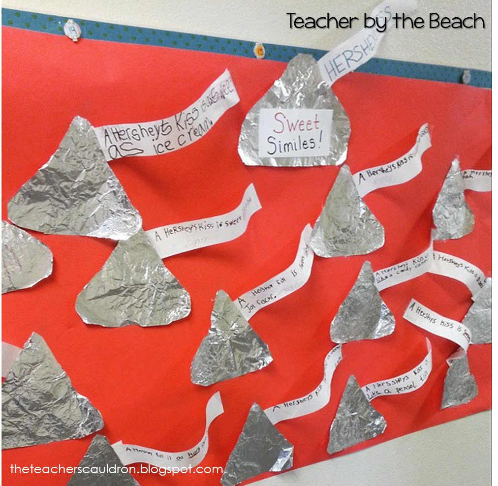 Hershey s Kisses Similes Freebie Teacher By The Beach