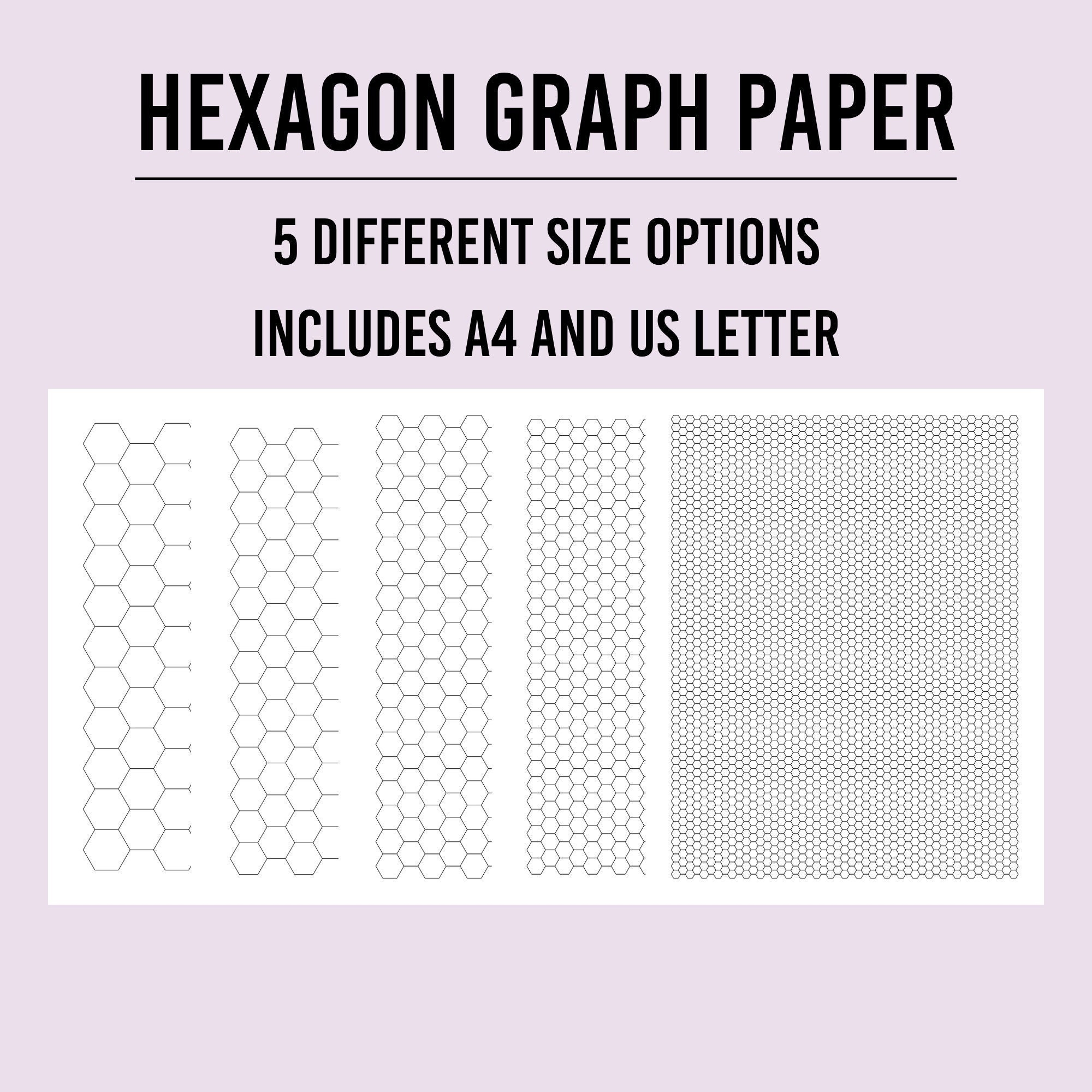 Printable Hex Graph Paper