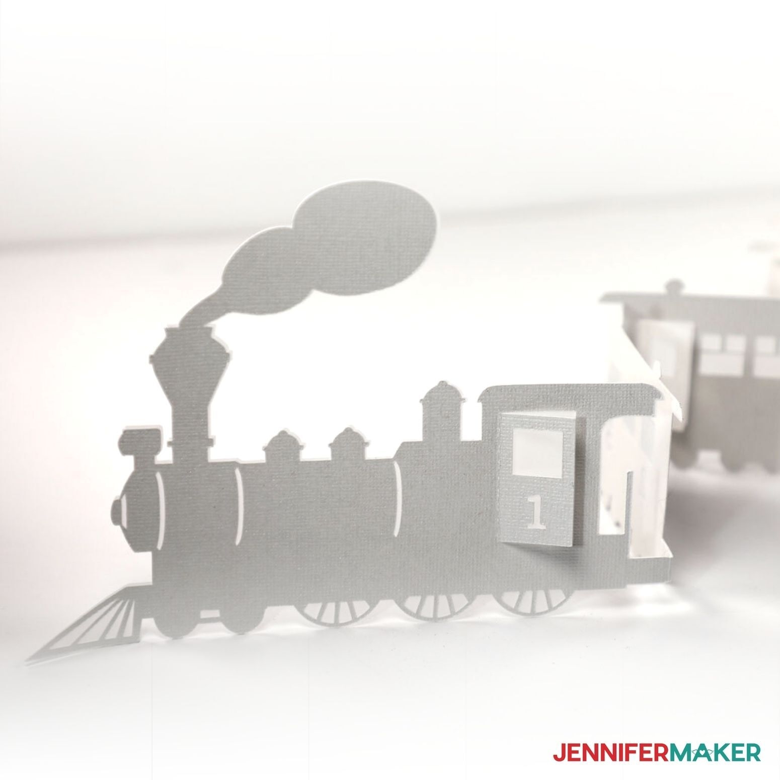 Holiday Paper Train Countdown Easy Christmas Papercraft Jennifer Maker