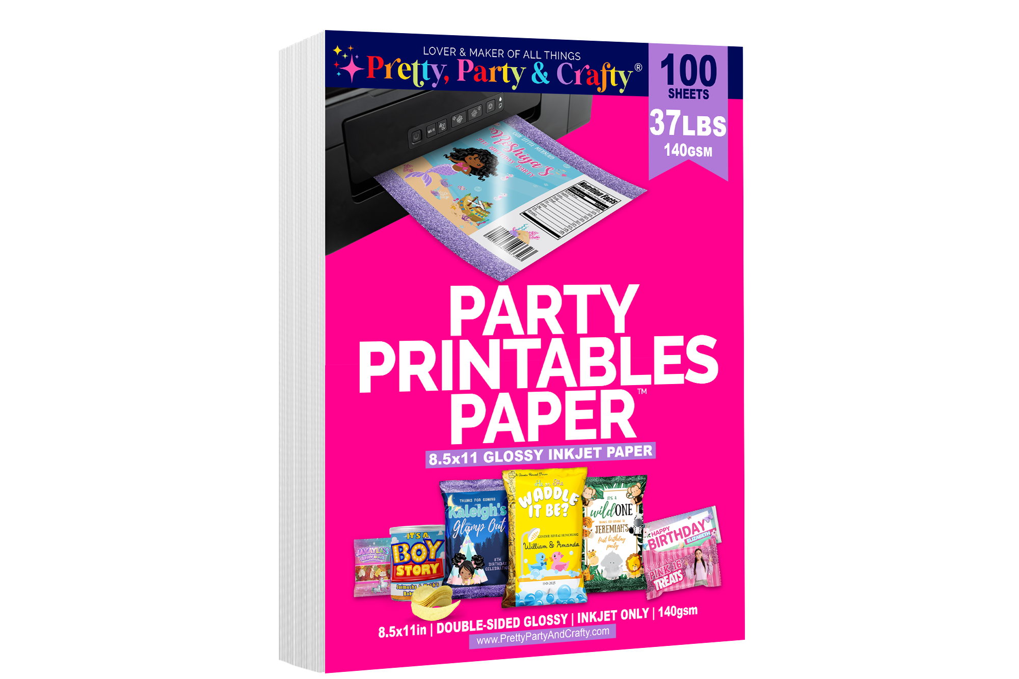 How To Make Custom Chip Bags Pretty Party Crafty