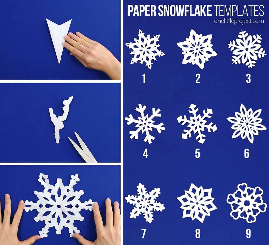 Paper Snowflake Printable Templates