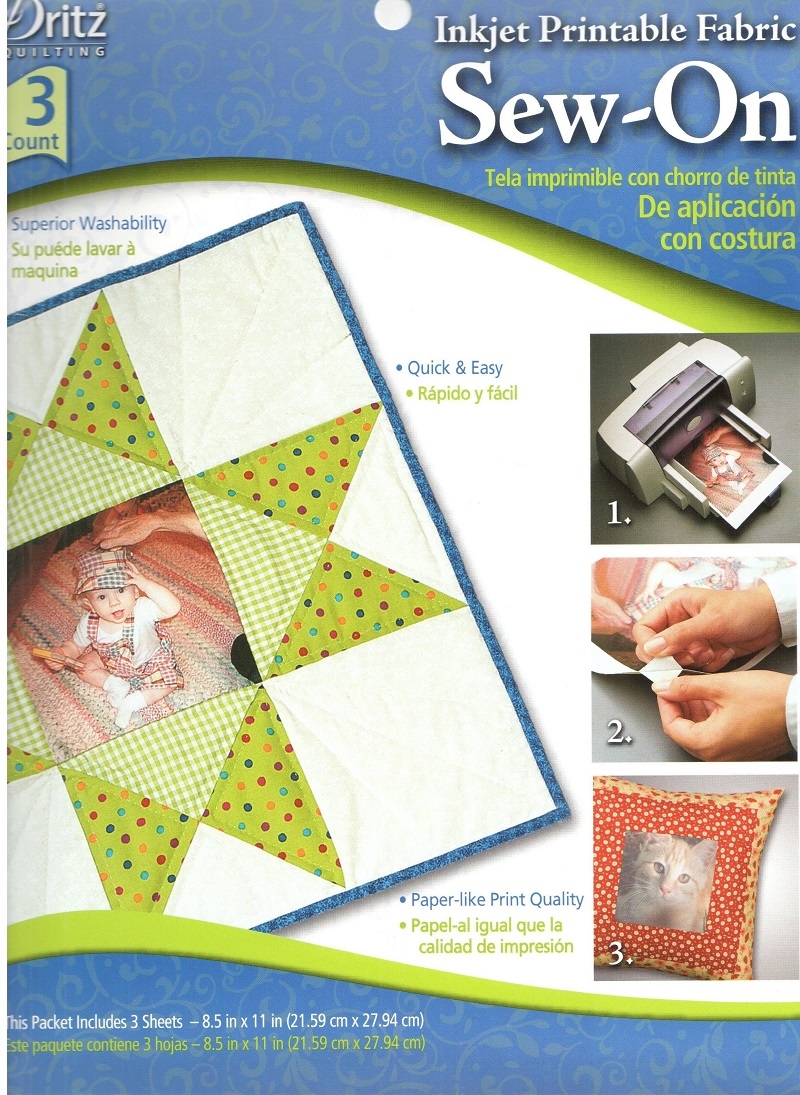 Inkjet Printable Fabric Sew On Paper Like Quality
