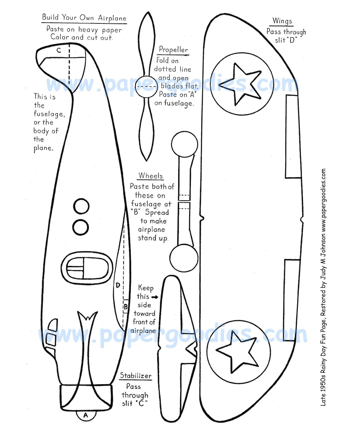 Paper Airplane Designs Printable
