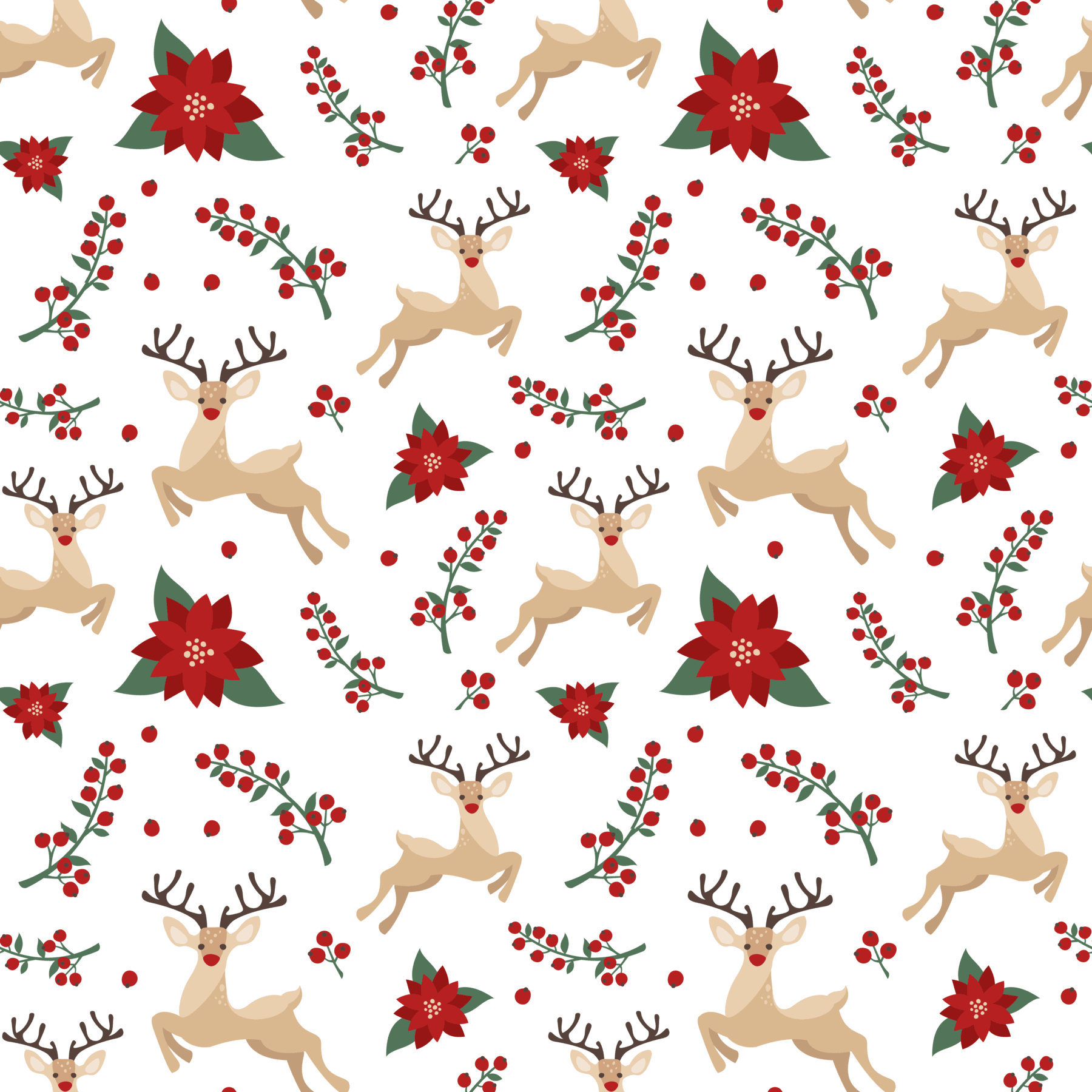 Printable High Resolution Christmas Wrapping Paper