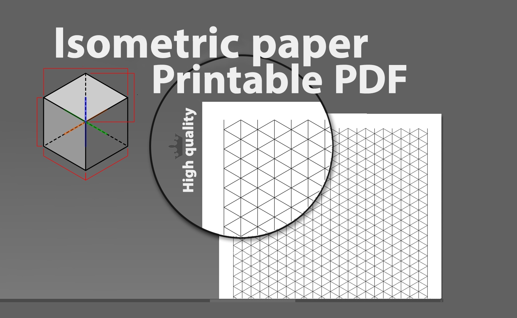 Isometric Graph Paper Printable