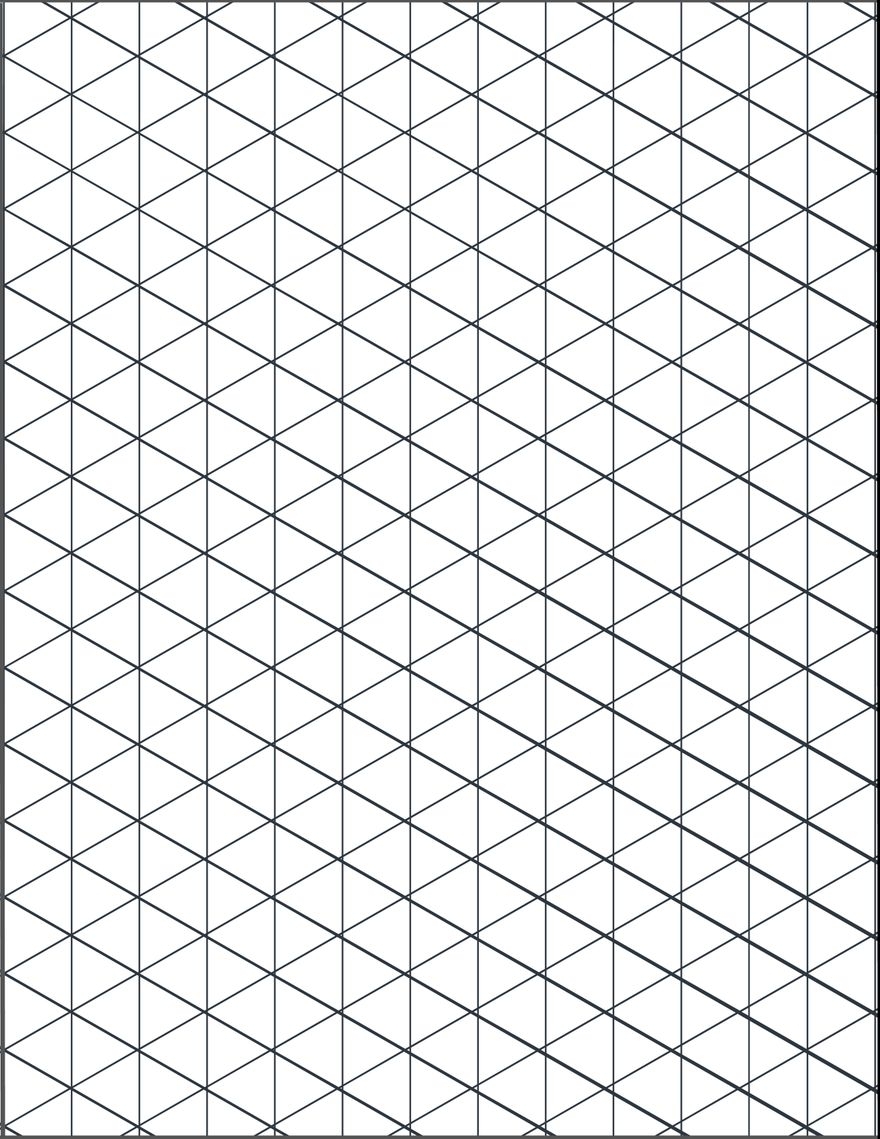 Isometric Paper 2025 Printable