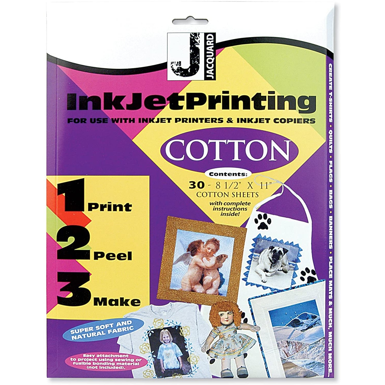 Jacquard Printable Inkjet Fabric Sheets 30 OzQuilts