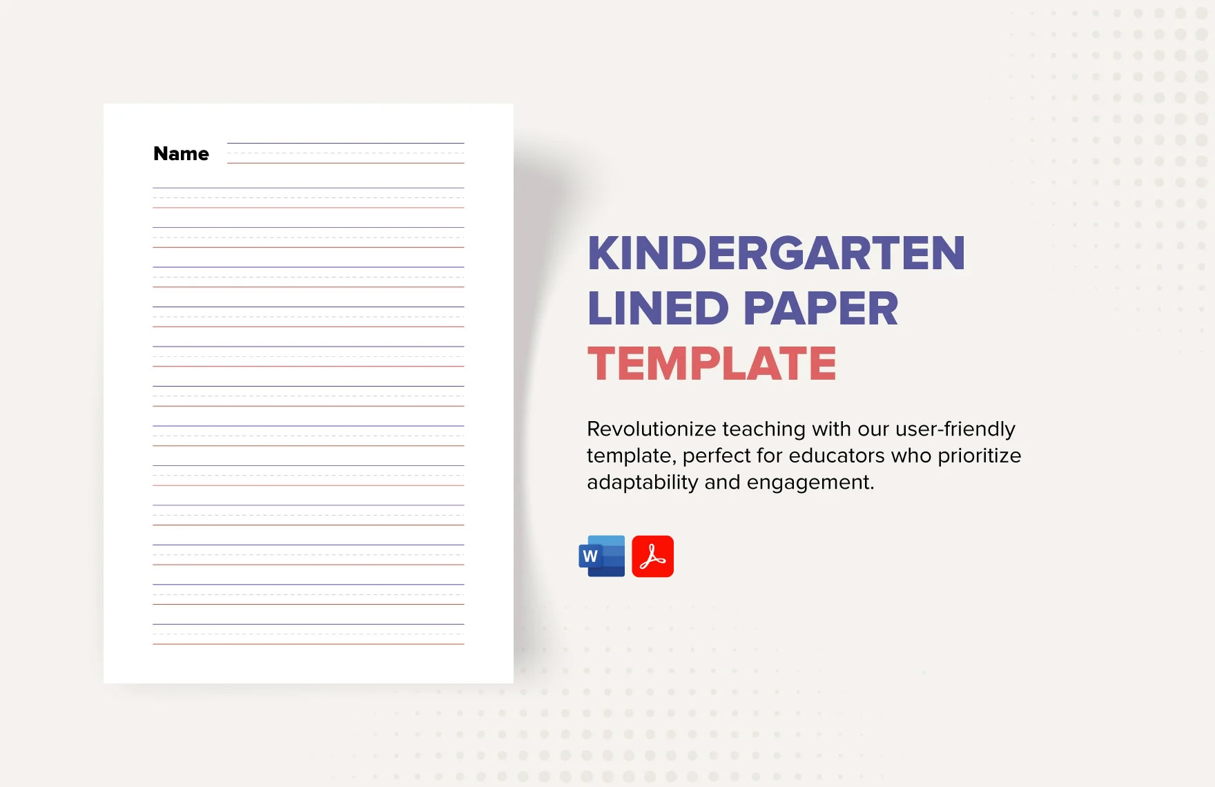 Free Printable Writing Paper Kindergarten