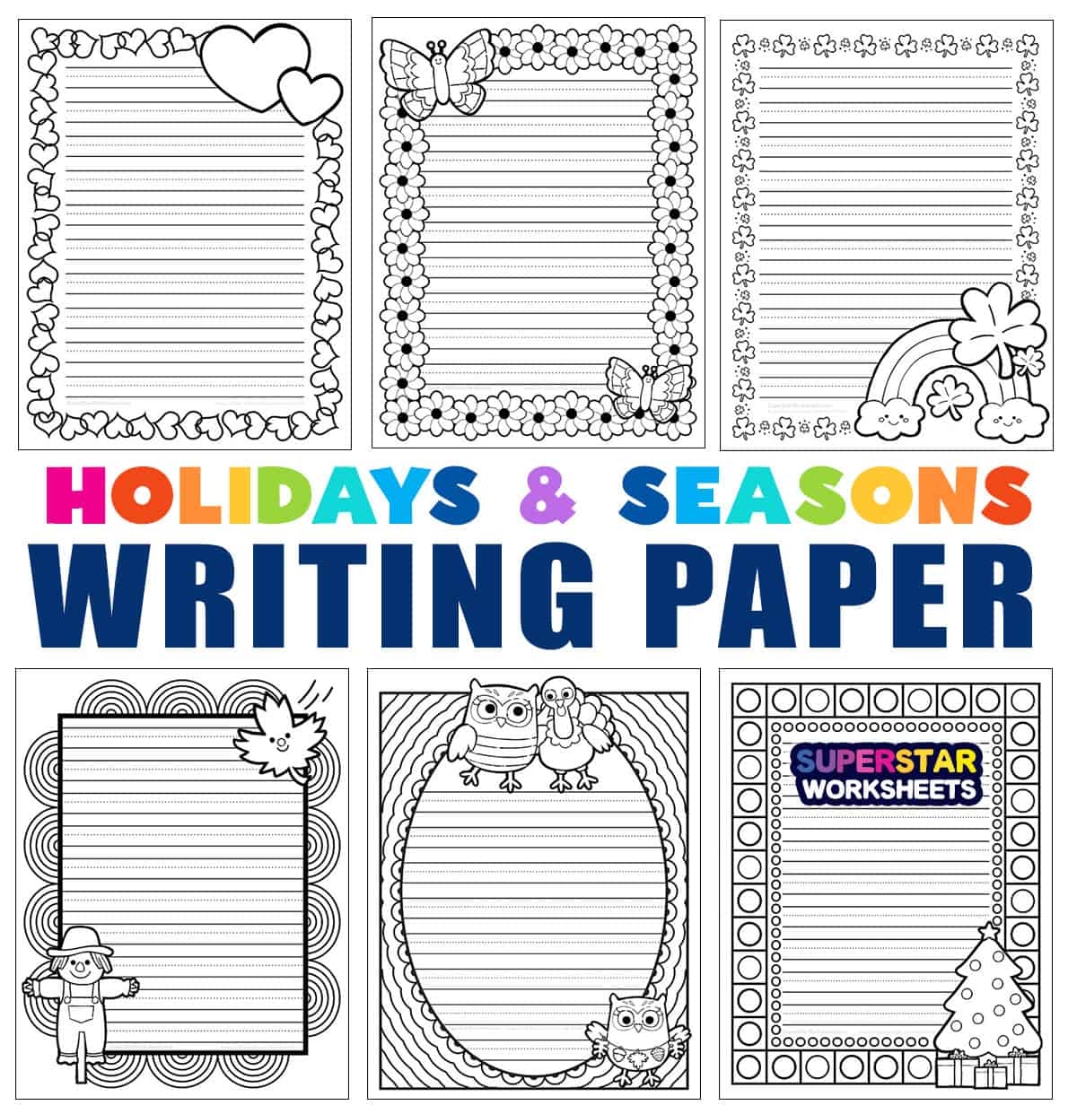 Printable Kindergarten Paper