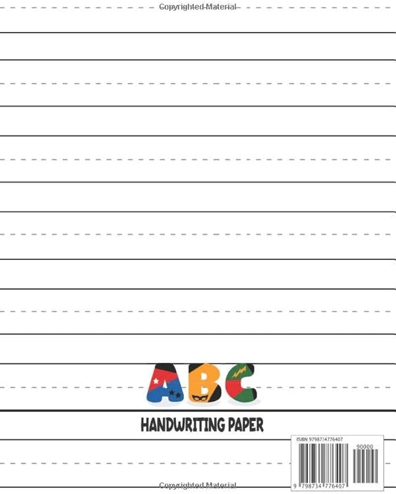 Kids Writing Paper Printable