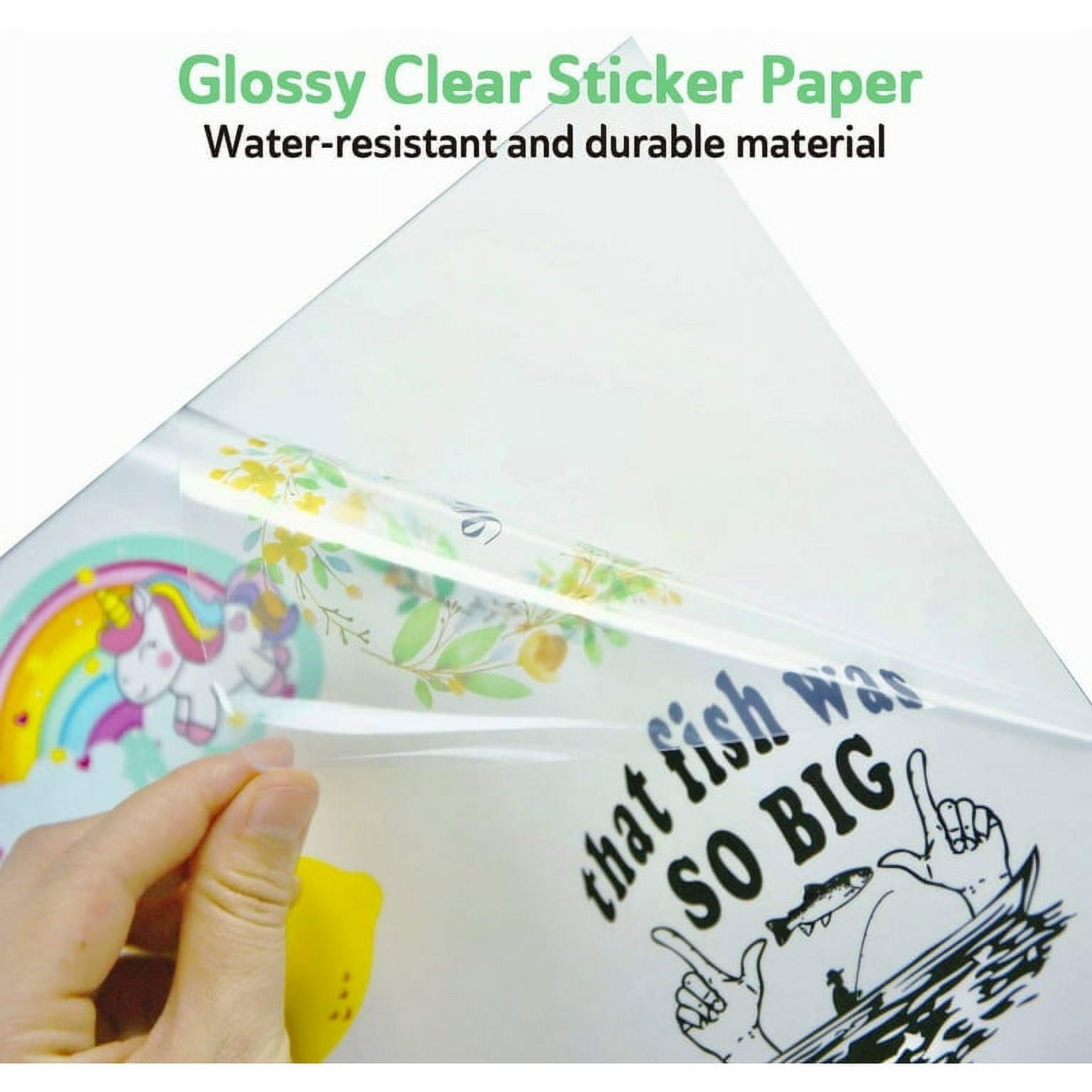 Printable Transparent Sticker Paper