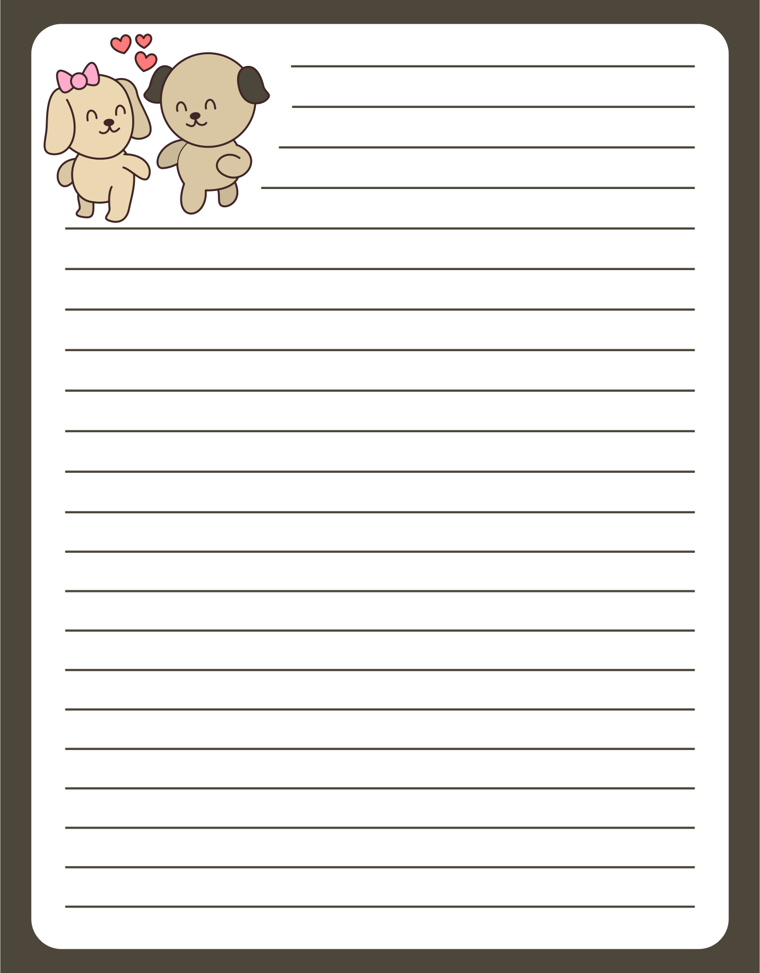 Letter Writing Paper TPT Worksheets Library