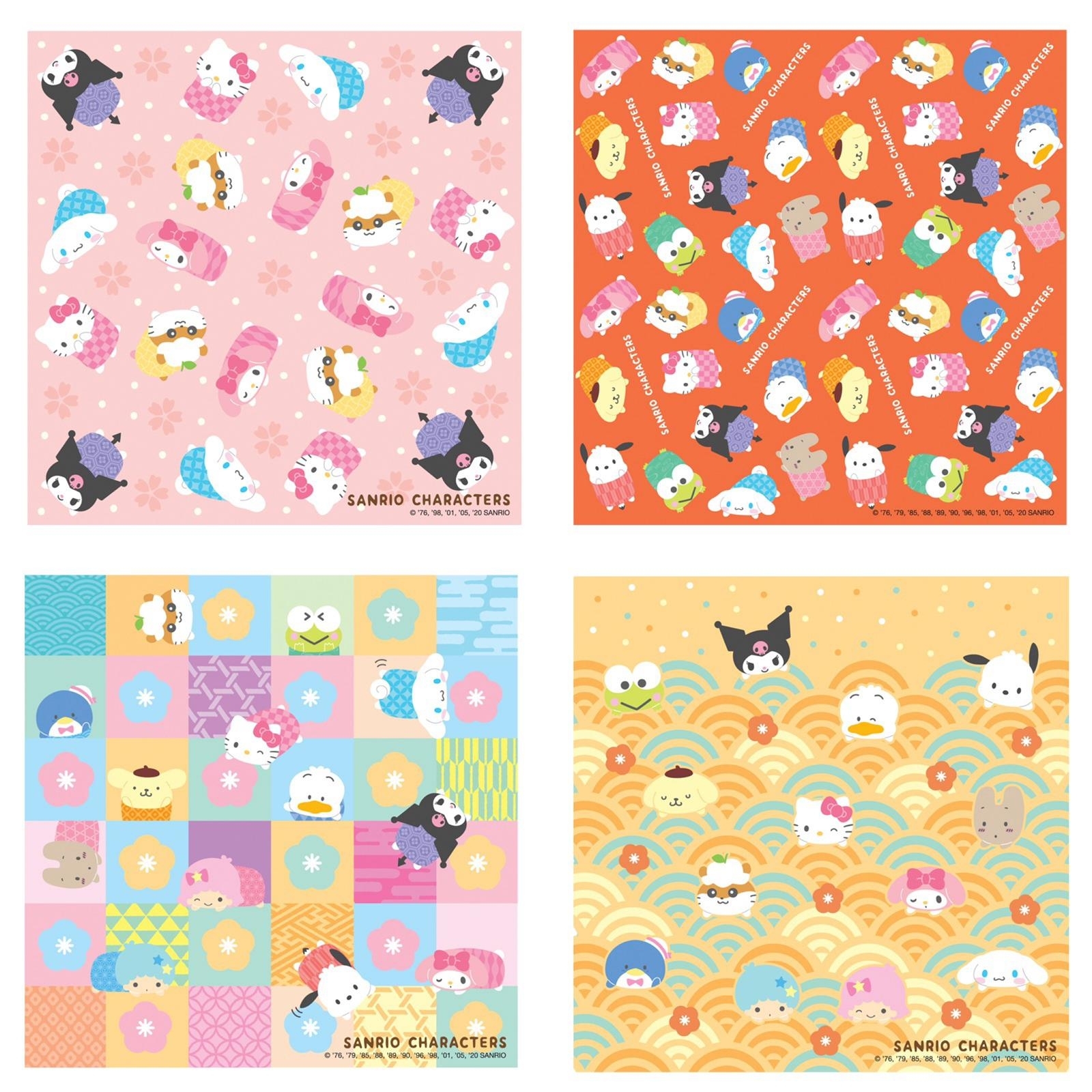 Licensed Brands Ellon Gift Products Ltd Mix Characters Origami Paper 4 Designs X 10pcs 