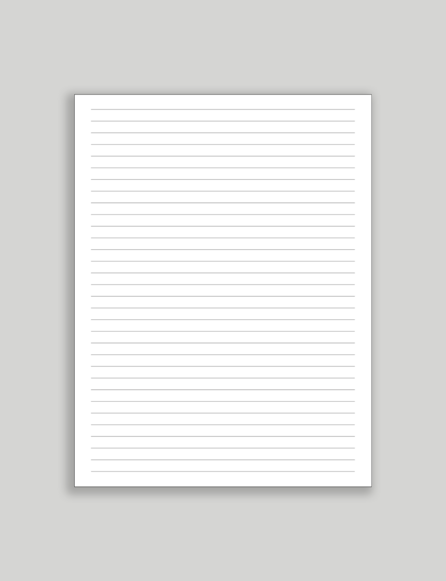 Printable White Paper