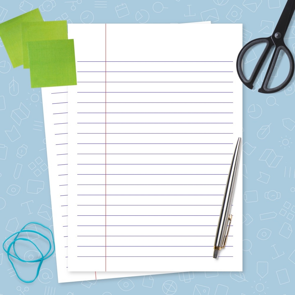 Printable Lined Paper Pdf