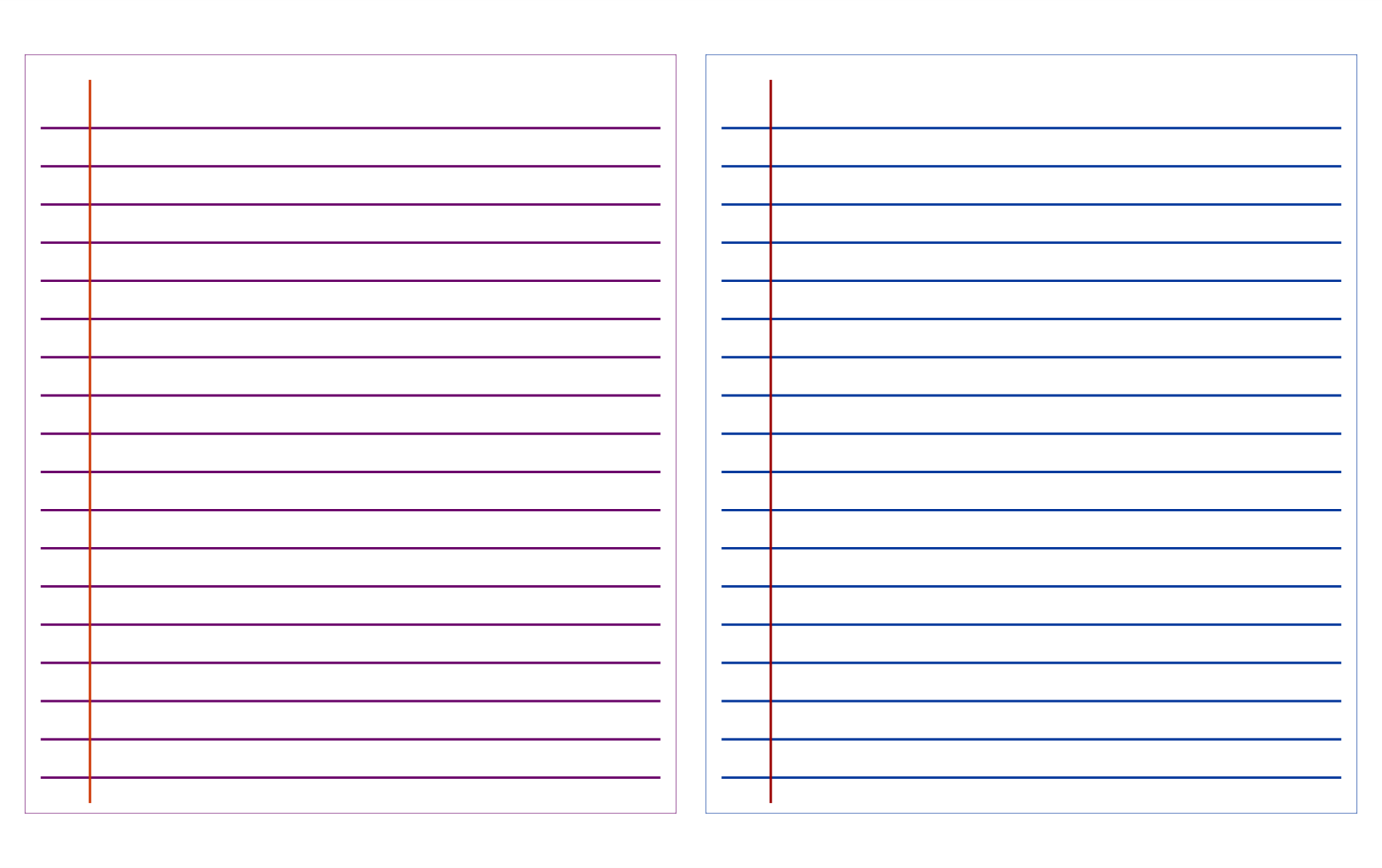 Wide Ruled Printable Paper