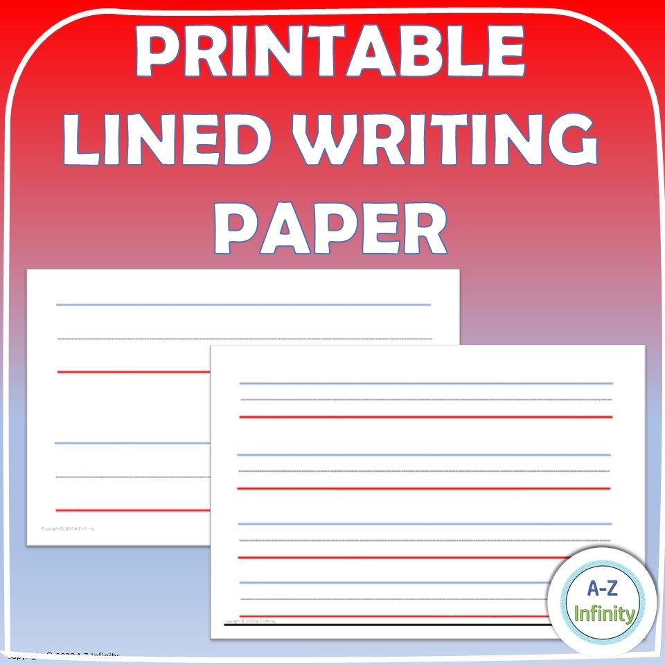Lined Writing Paper Made By Teachers