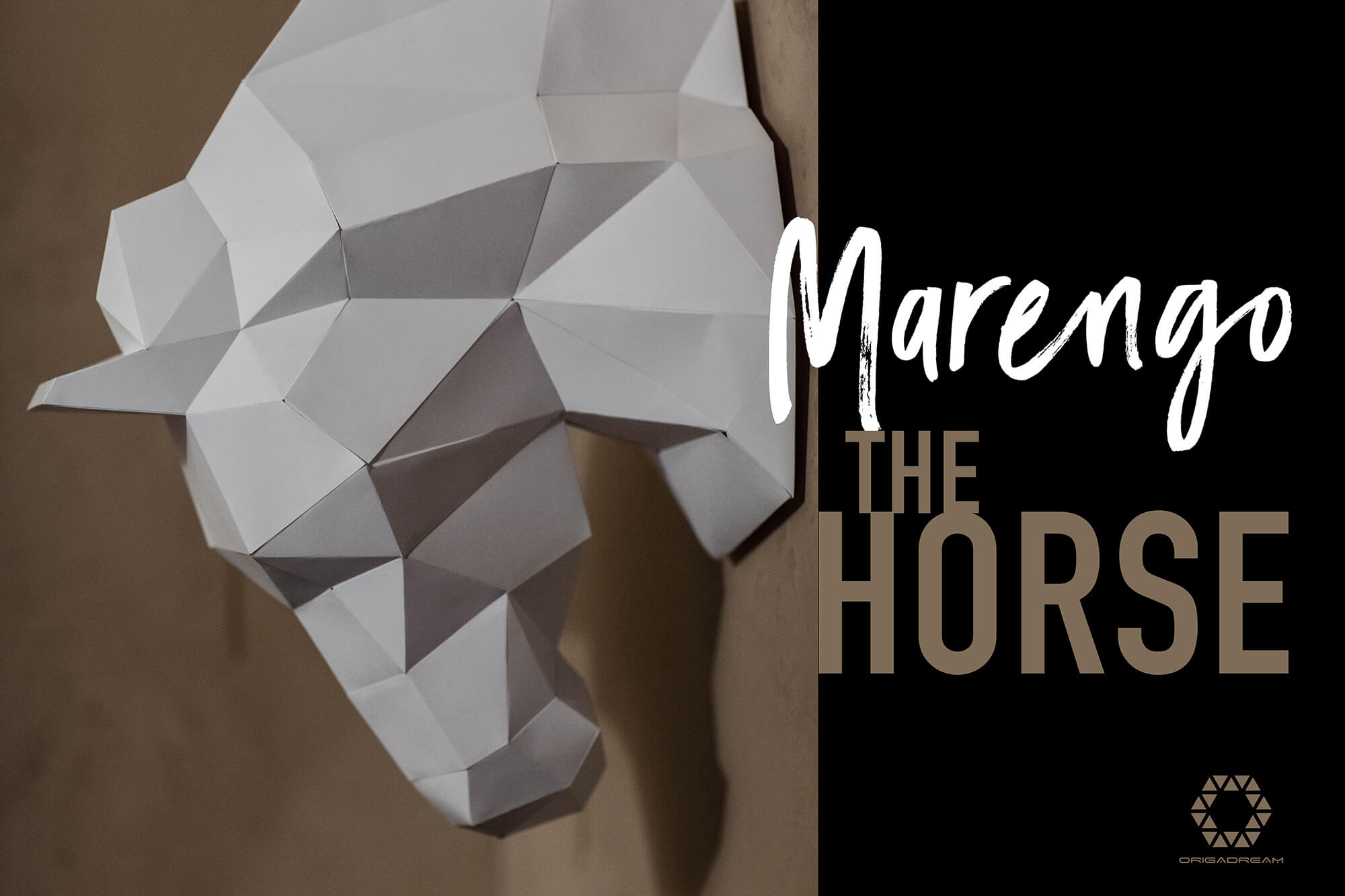 Marengo The Horse 3d PaperCraft Template PDF File Dezin