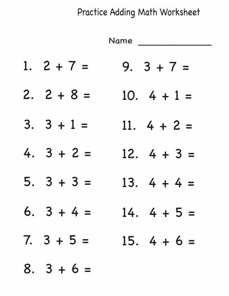 Math Papers To Print