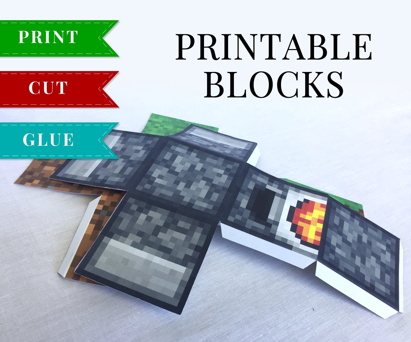 Minecraft Paper Craft Printable
