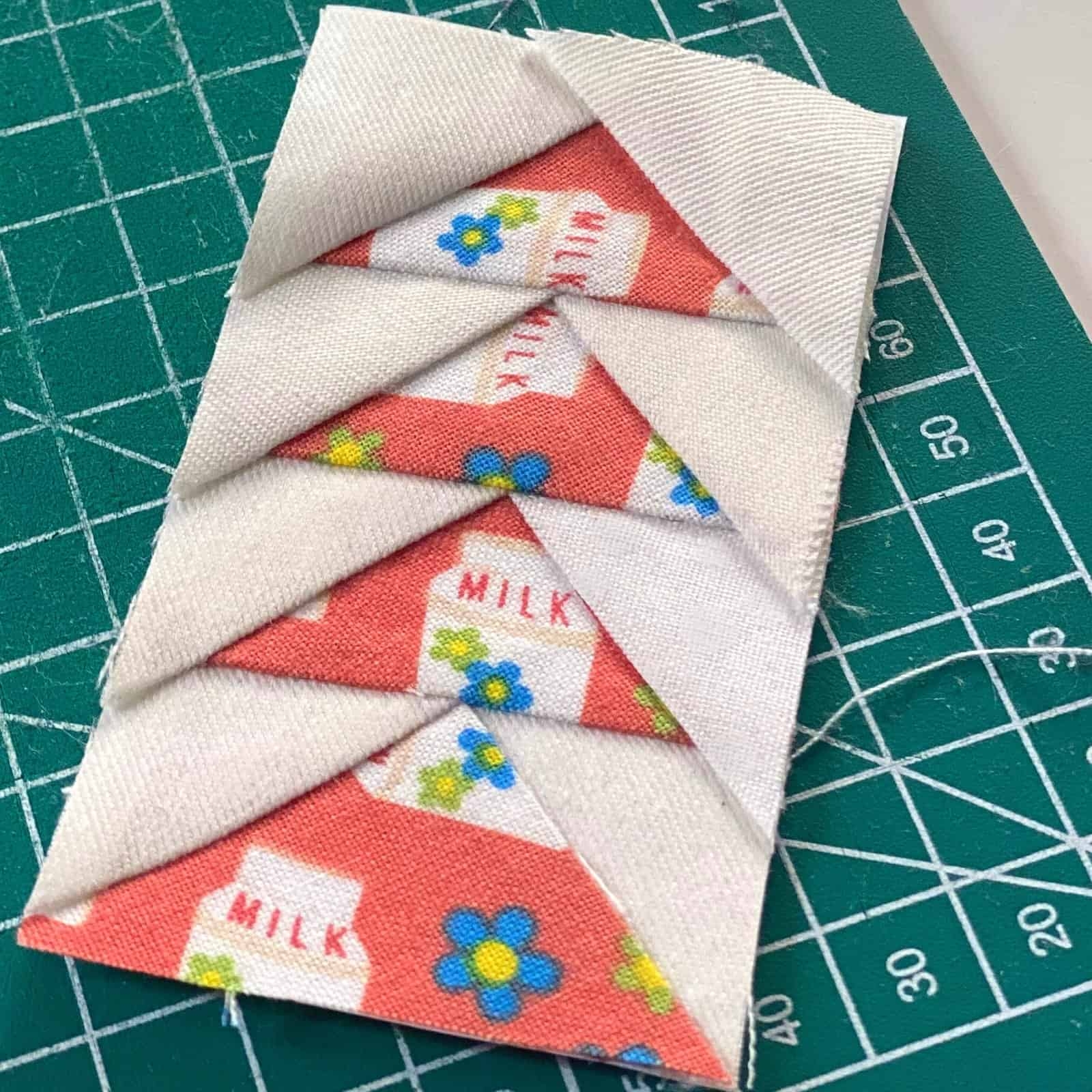 Mini Flying Geese Free Foundation Paper Piecing Pattern Tutorial