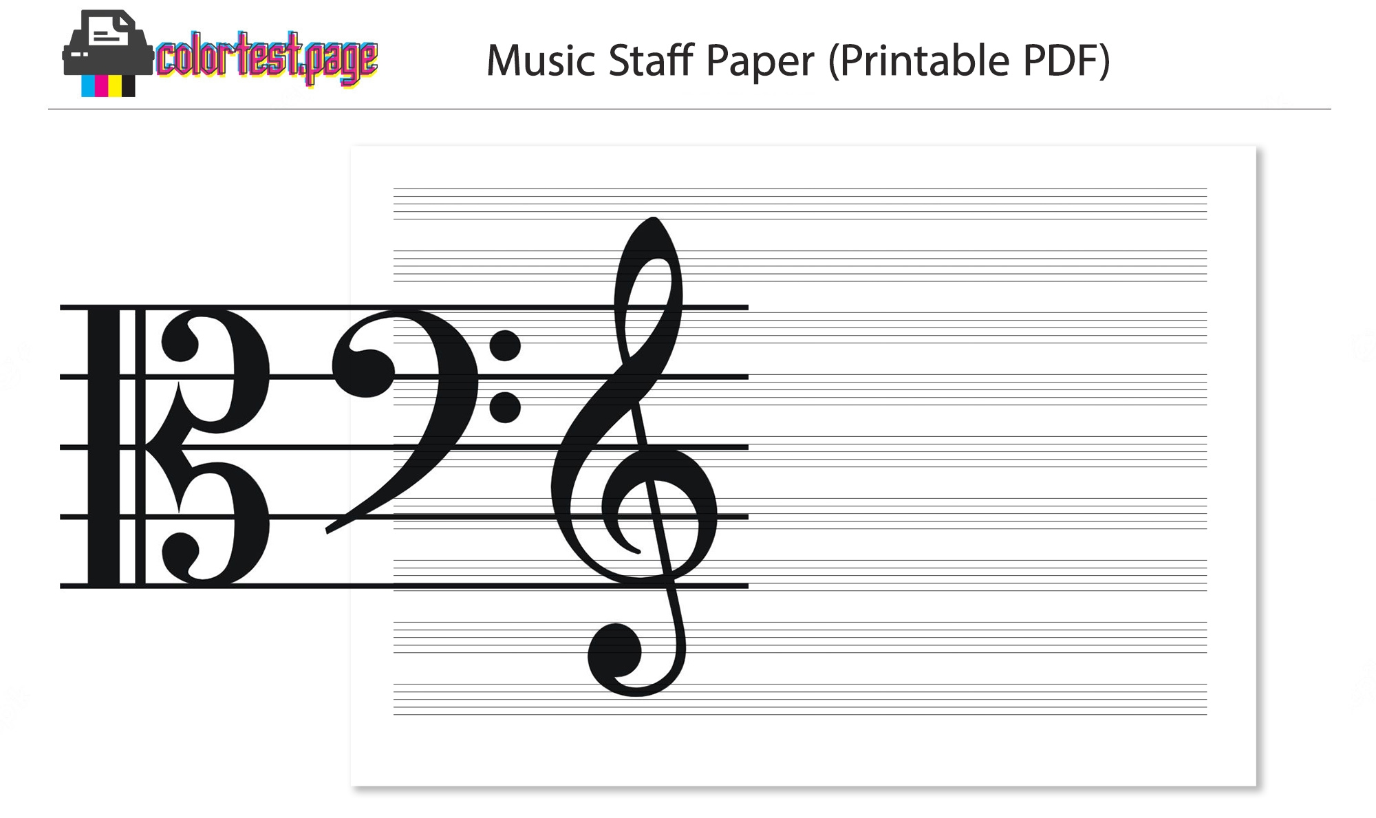 Printable Stave Paper