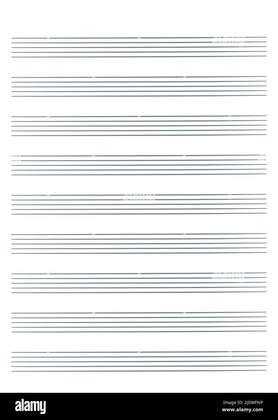 Music Stave Template Blank Stave Hi res Stock Photography And Images Alamy