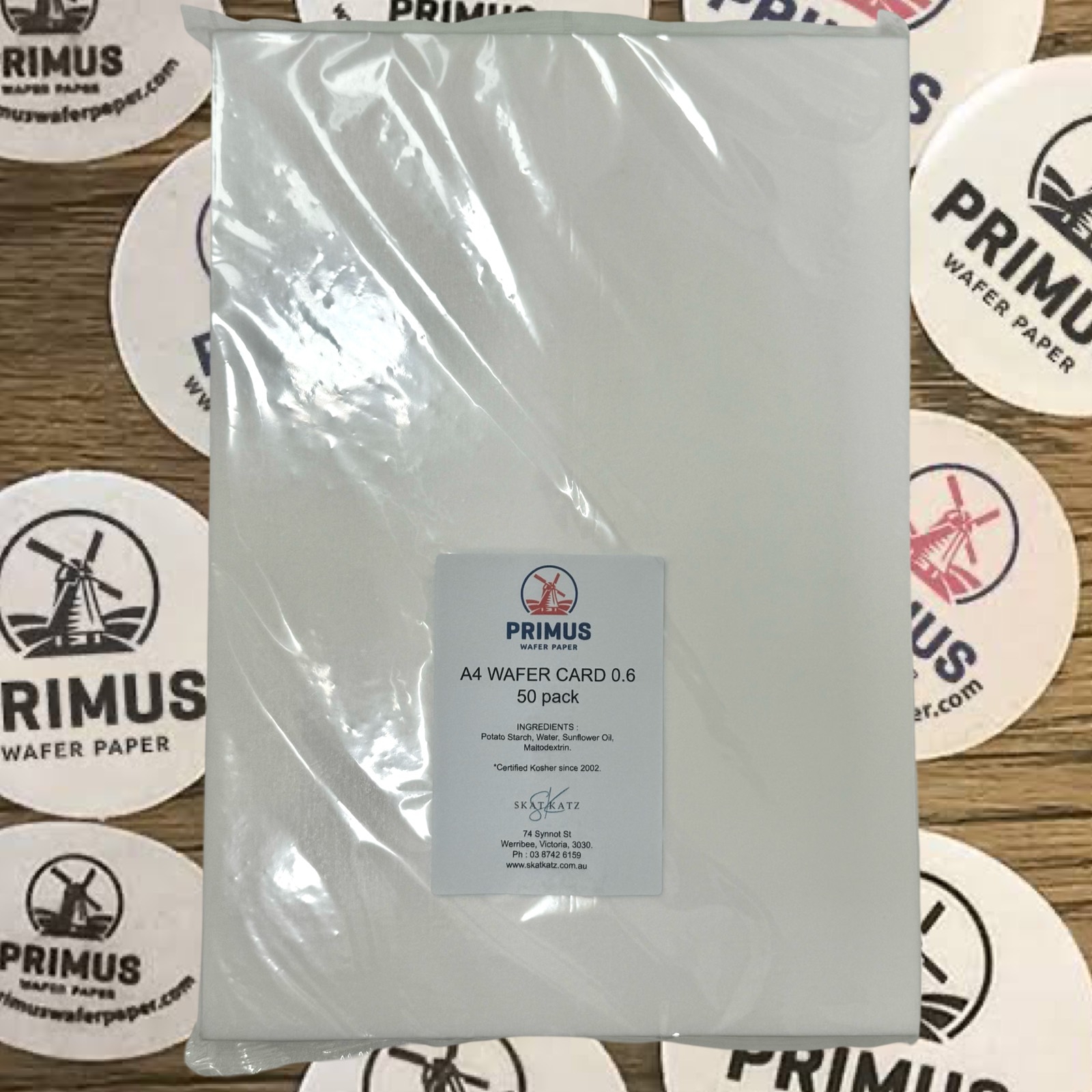  NEW PRODUCT Primus Edible Printable Wafer Card 0 6mm Skat Katz Heat Transfer Vinyl Self Adhesive Vinyl Experts