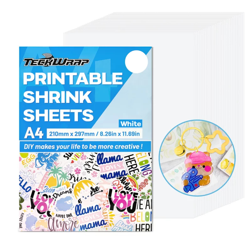 No 1 Best Inkjet Printable White Shrink Sheets