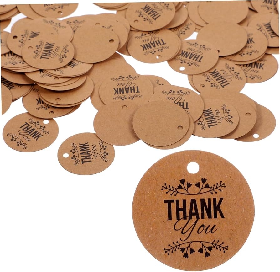 Pack Of 200 Craft Gift Tags Blank Marking Tags Gift Tags With Hole Round Tags Made Of Kraft Paper Party Gift Tags Printable Decorate Bride Kraft Paper Amazon de Stationery Office