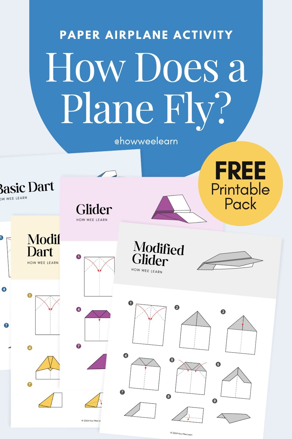 Paper Aeroplane Instructions Printable