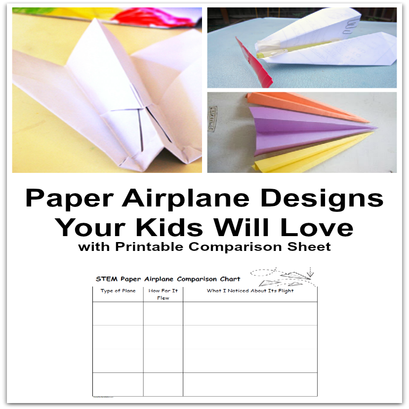 Printable Paper Plane Designs