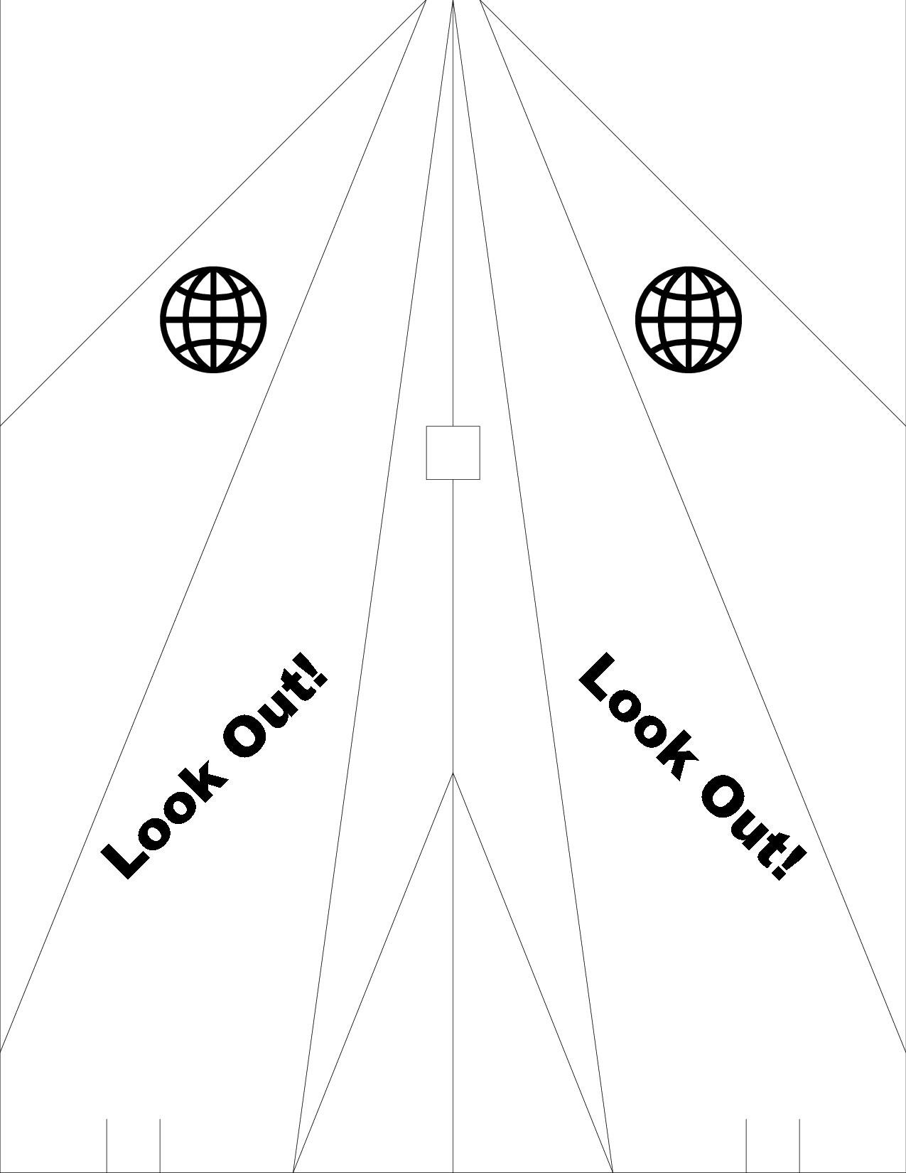 Paper Airplane Template Printable