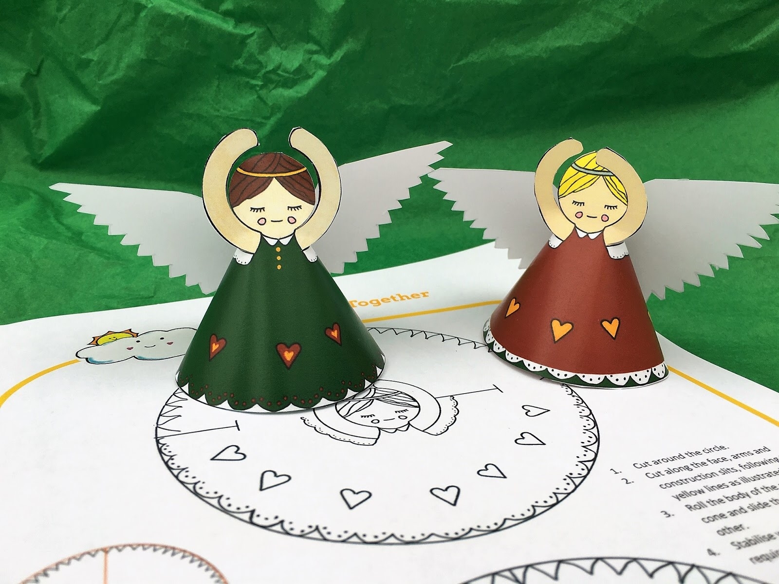 Paper Angels Make Time Together