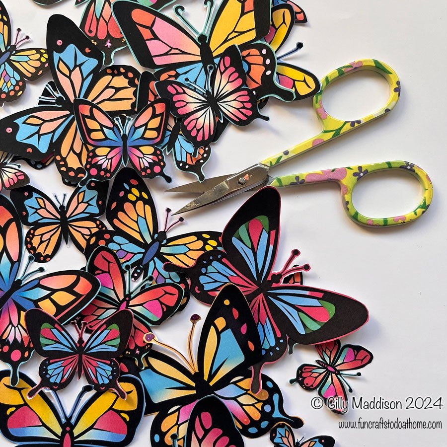 Paper Butterflies Free Printable Fun Crafts To Do At Home