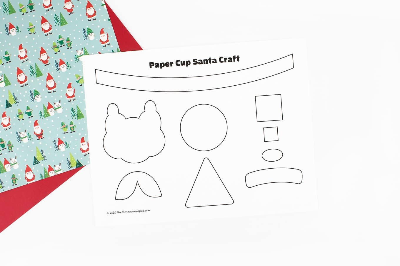 Paper Cup Santa Craft Fireflies And Mud Pies