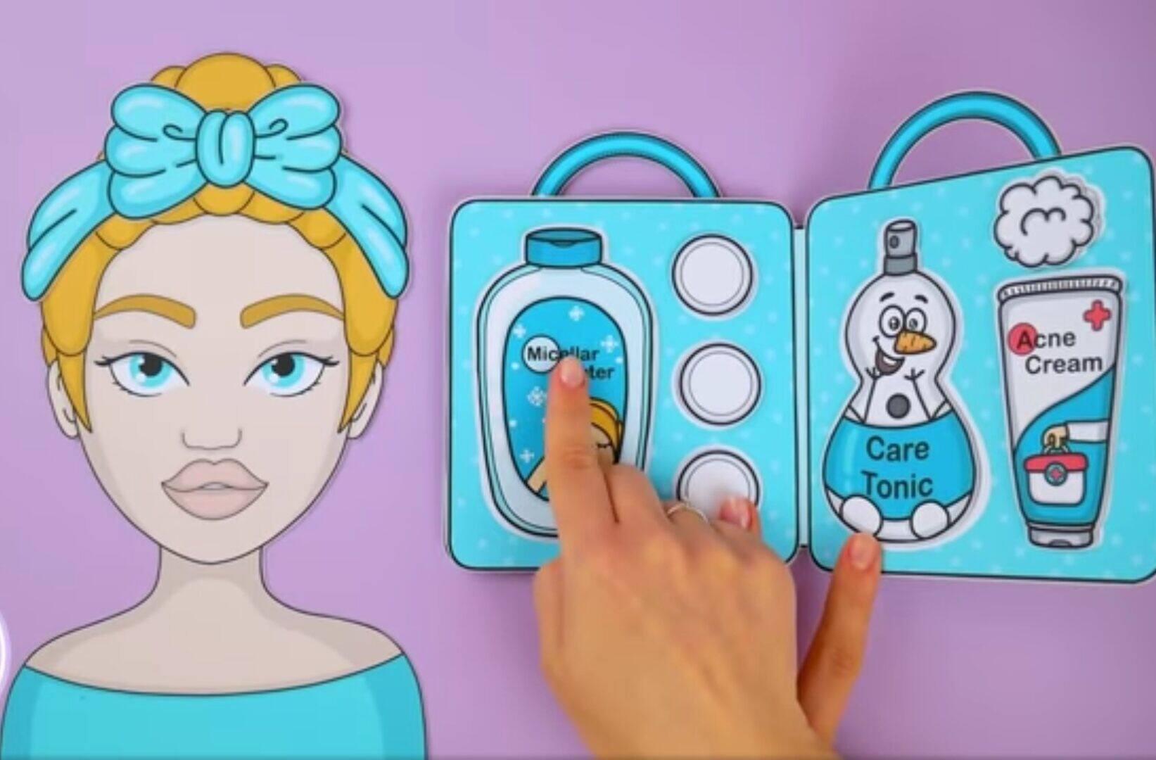 Paper Doll Makeup Kit Paper Doll Book Mainan Kertas Patung Kanak mainan Kanak kanak Kertas Patung Kanak Children S Paper Doll Book Makeup Kit For Girls Doll Playset For Ages 4 6 Lazada Lazada