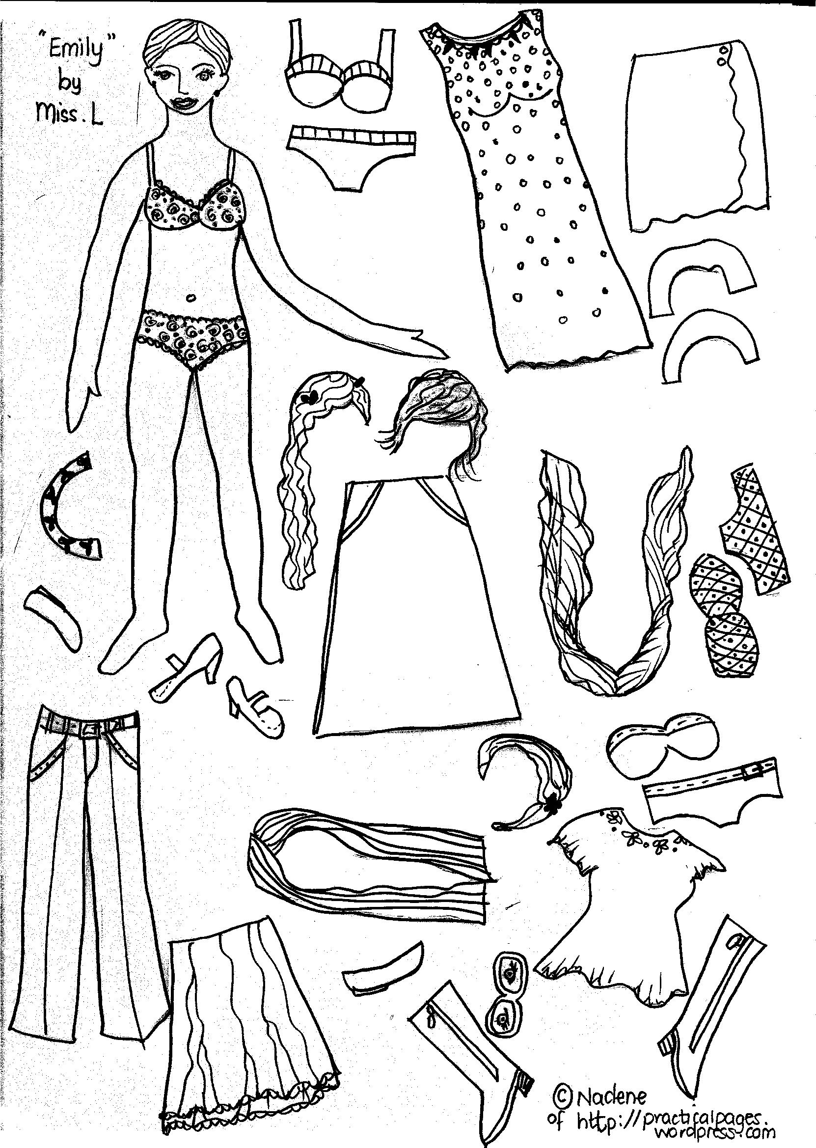 Paper Dolls Printables With Clothes