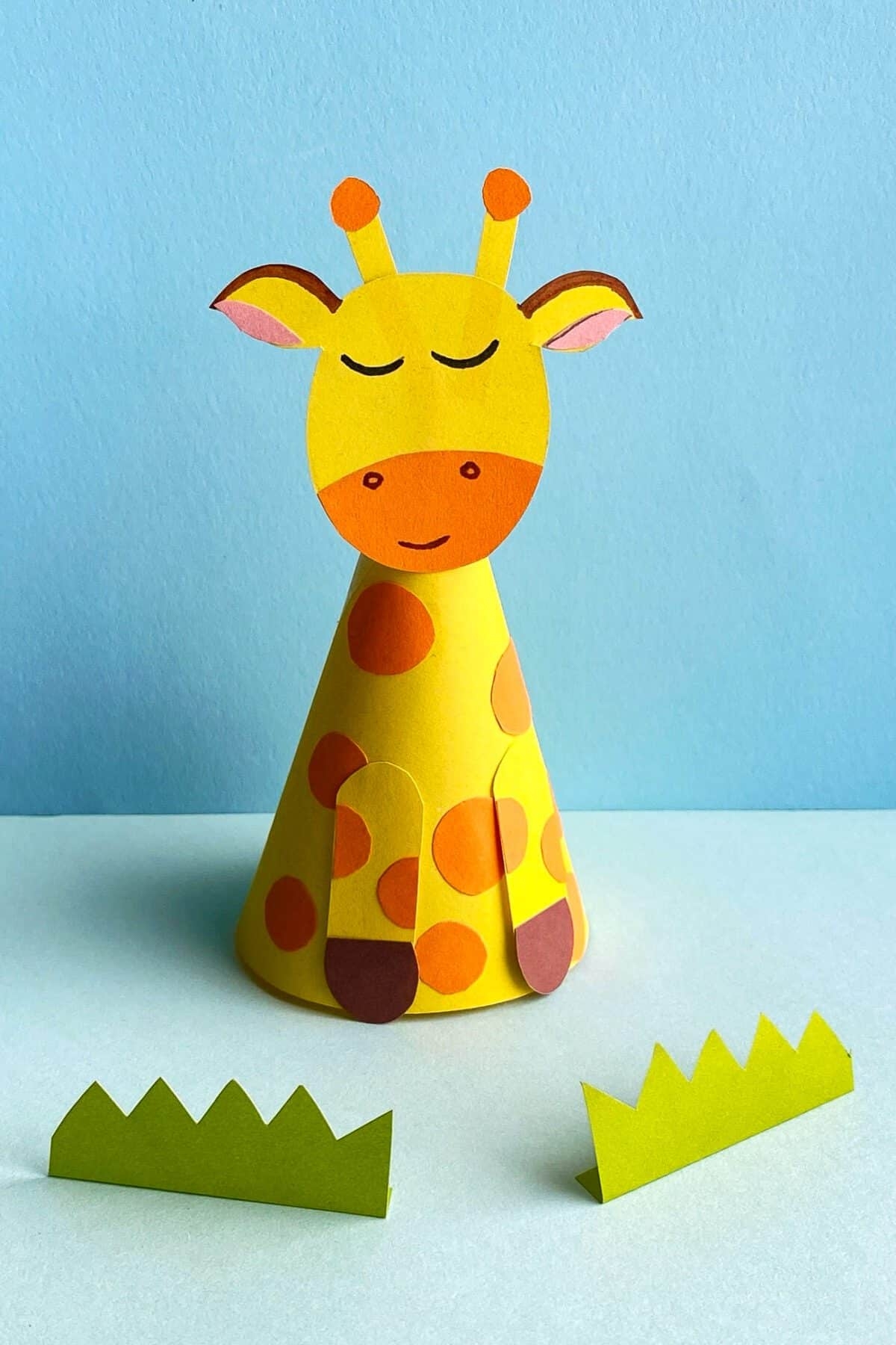 Paper Giraffe Craft For Kids Frugal Mom Eh 
