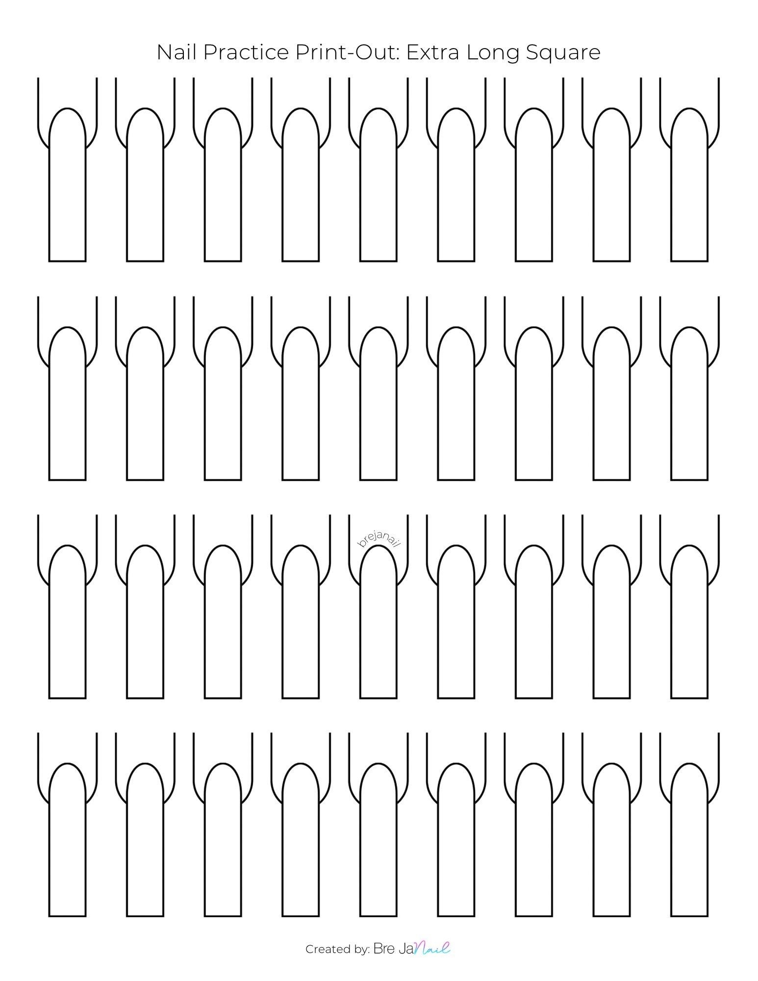 Paper Nails Printable Shop On Pinterest