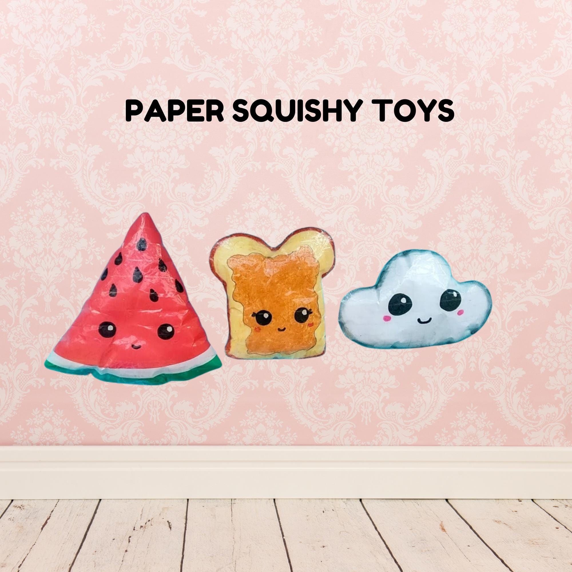 Paper Squishy Toy Template For Kids Etsy
