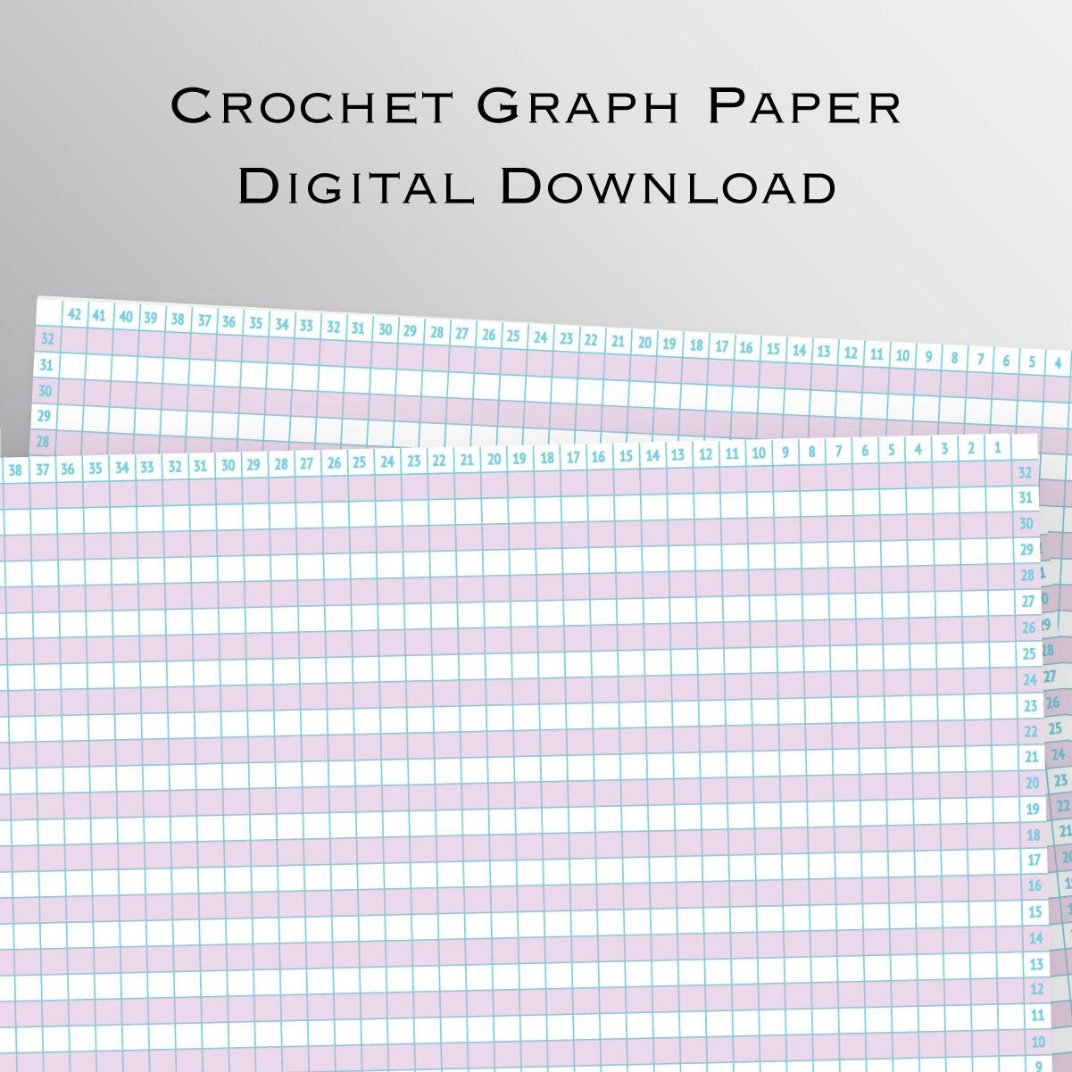 Papier Millim tr Num rot Pour Crochet Et Tricot Papier Millim tr Au Crochet Pour Motifs Papier Millim tr Bicolore Fournitures Cr atives Point De Croix Etsy France